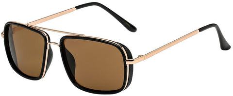 Men's Square Aviator Sunglasses