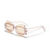 Butterfly Half-frame Fashion Retro Sunglasses